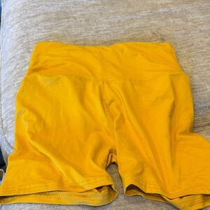 Women's Yellow Shorts